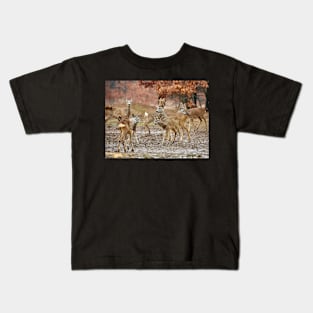 Roe deer family Kids T-Shirt